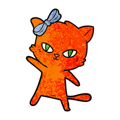 cute cartoon cat