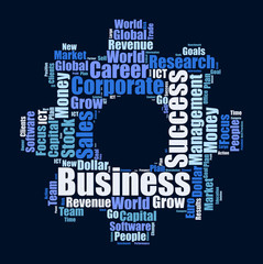 business word cloud design