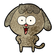 cute cartoon dog