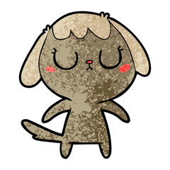 cute cartoon dog