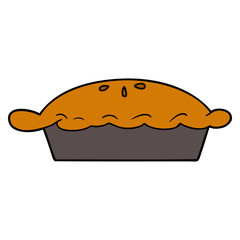 cartoon pie