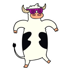 cartoon bull
