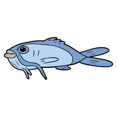 Obraz premium cartoon catfish