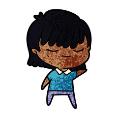 cartoon woman