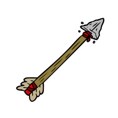 cartoon primitive arrow