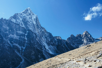Amazing mountains on Himalayas - Nepal.