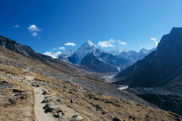 Amazing mountains on Himalayas - Nepal.