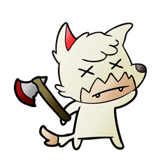 cartoon dead fox