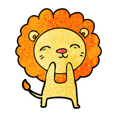 Fototapeta premium cartoon lion