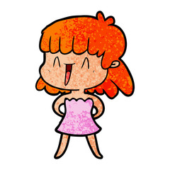 cartoon woman