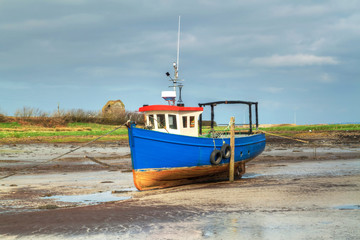 Old fishing irish boat