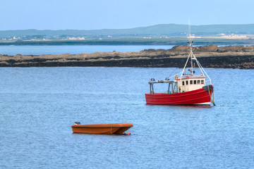 Old fishing irish boat