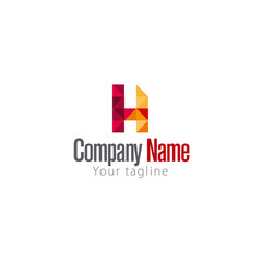 H LOGO LETTER TEMPLATE 