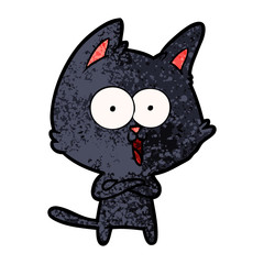 funny cartoon cat