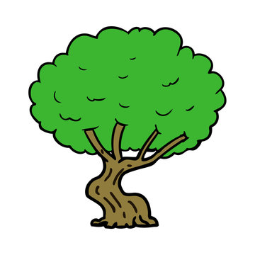 cartoon tree