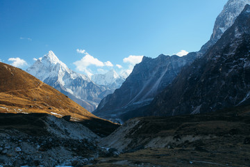 Amazing mountains on Himalayas - Nepal.