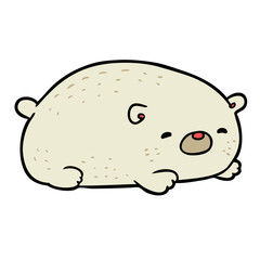 cute cartoon polar bear