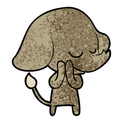 cartoon smiling elephant