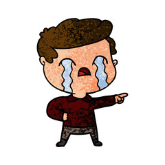 cartoon man crying
