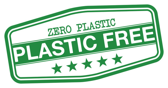 Plastic Free (Zero Plastic) Stamp