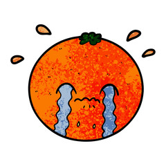 cartoon orange