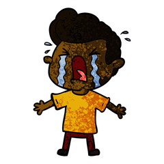 cartoon crying man