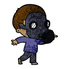 laughing cartoon man pointing