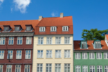Fototapeta na wymiar Danish buildings