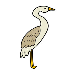 cartoon stork
