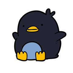 cute cartoon penguin