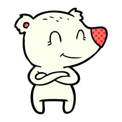 Obraz premium polar bear cartoon