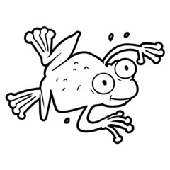 cartoon frog