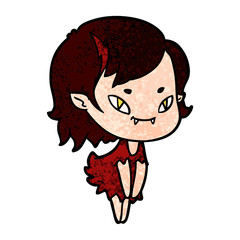 cartoon friendly vampire girl