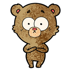 surprised bear cartoon