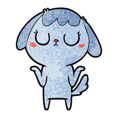 cute cartoon dog