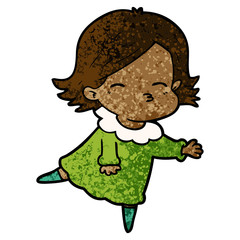 cartoon woman