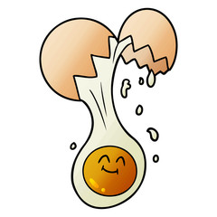 cartoon egg yolk