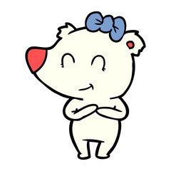 polar bear cartoon