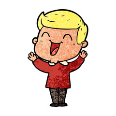cartoon man laughing