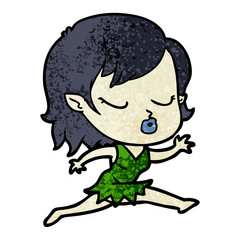 cute cartoon vampire girl