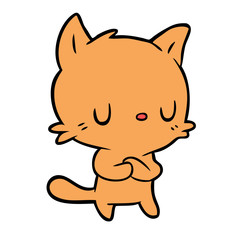 cute cartoon cat