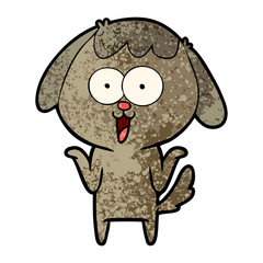 cute cartoon dog