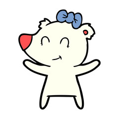 polar bear cartoon