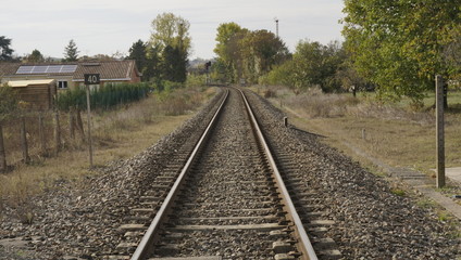 Obraz premium Voie de chemin de fer