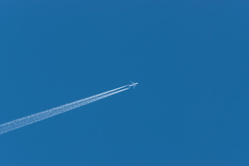 Airplane in the sky