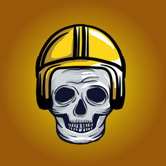 skull helmet