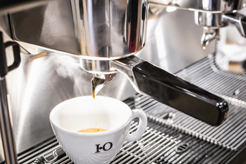 Coffeemachine with Coffee