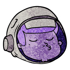 cartoon astronaut face
