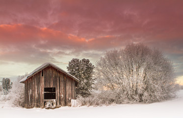 winter in Jämtland Sweden