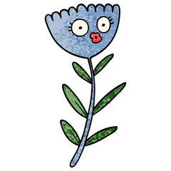 cartoon flower dancing